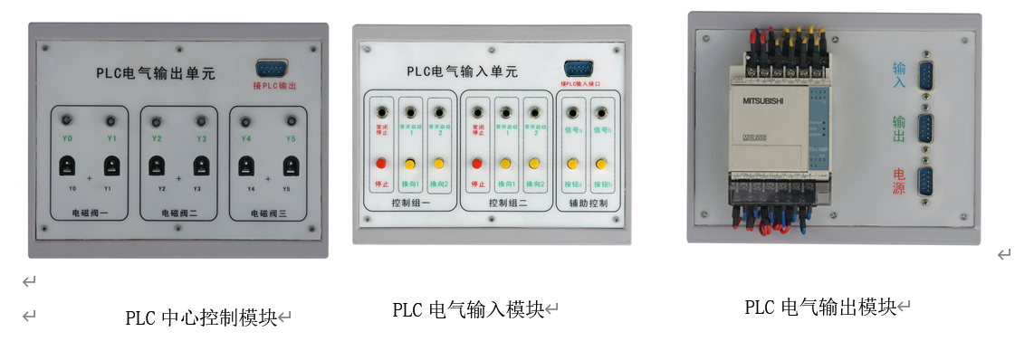 工程液壓傳動實訓臺(圖3) PLC控制模塊