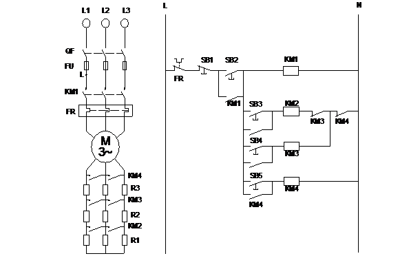 三相線繞式異步電動(dòng)機(jī)自動(dòng)起動(dòng)控制實(shí)驗(yàn)(圖1) 三相線繞式異步電動(dòng)機(jī)自動(dòng)起動(dòng)控制實(shí)驗(yàn)(圖1)